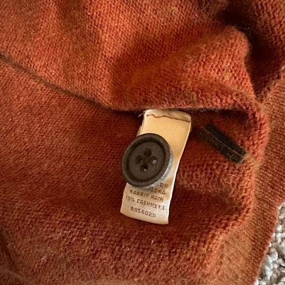 Banana Republic Men's Turtleneck Sweater in Rust - Picture 5 of 6